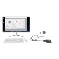 GM93B benchtop gaussmeter with three-axis probe